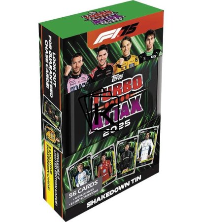 2025 Topps Turbo Attax Formule 1 Mega Tin SHAKEDOWN