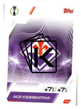 fotbalová kartička 2025-26 Topps Match Attax UCC 280 Team Logo (ACF Fiorentina)