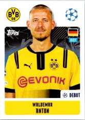 2024-25 Topps Champions League 129 Waldemar Anton (Borussia Dortmund)