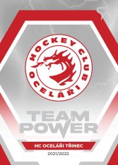 hokejová kartička 2021-22 SportZoo Tipsport Extraliga Team Power TP-2 Týmové Logo HC Oceláři Třinec