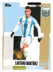 fotbalová kartička 2024-25 Topps Argentina Team Set 24 Lautaro Martínez