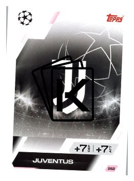 fotbalová kartička 2025-26 Topps Match Attax UCC 262 Team Logo (Juventus)