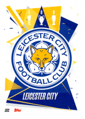 fotbalová kartička Topps Match Attax Champions League 2020-21 LEI1 Team Logo Leicester City