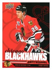 2025-26 Upper Deck Centennial Chicago Blackhawks 10 Steve Larmer
