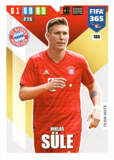 Fotbalová kartička Panini Adrenalyn XL FIFA 365 - 2020 Team Mate 180  Niklas Sule Bayern Mnichov