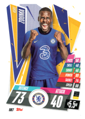 fotbalová kartička Topps Match Attax Champions League 2020-21 CHE7 Kurt Zouma Chelsea FC