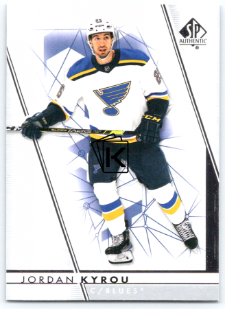 2022-23 Upper Deck SP Authentic 25 Jordan Kyrou - St. Louis Blues
