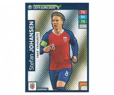 Fotbalová kartička Panini Adrenalyn XL Road to EURO 2020 -  Fans Favourite -Stefan Johansen - 263
