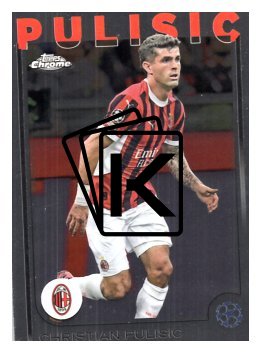 fotbalová kartička 2024-25 Topps Chrome UCC 76 Christian Pulisic, AC Milan