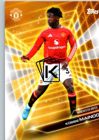 fotbalová kartička 2024-25 Topps Manchester United Fan Set Golden Future GF-2 Kobbie Mainoo