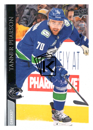 2020-21 UD Series One 178 Tanner Pearson - Vancouver Canucks