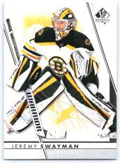 2022-23 Upper Deck SP Authentic 49 Jeremy Swayman - Boston Bruins