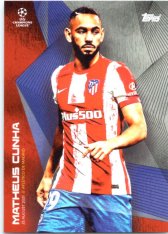 fotbalová kartička 2021 Topps Summer Signings Matheus Cunha Atletico Madrid
