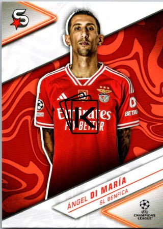 Fotbalová kartička 2023-24 Topps Superstars UEFA Club Competitions 150 Ángel Di María (SL Benfica)