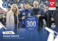 fotbalová kartička 2024-25 SportZoo Chance Liga Live L-58 Radim Breite Sigma Olomouc
