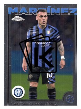 fotbalová kartička 2024-25 Topps Chrome UCC 50 Lautaro Martínez, FC Internazionale Milano