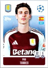 2024-25 Topps Champions League 68 Pau Torres (Aston Villa)