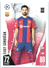 Fotbalová kartička 2023-24 Topps Match Attax UEFA Club Competitions 126 İlkay Gündoğan FC Barcelona
