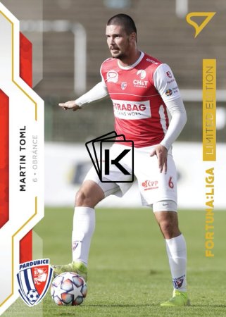 fotbalová kartička SportZoo 2020-21 Fortuna Liga Gold Limited 138 Martini Toml FK Pardubice /99