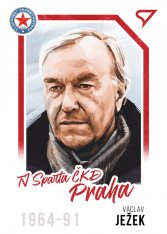 fotbalová kartička 2023 Sportzoo Dekády P-003 VÁCLAV JEŽEK AC Sparta Praha Canvas