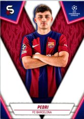 Fotbalová kartička 2023-24 Topps Superstars UEFA Club Competitions 44 Pedri (FC Barcelona)