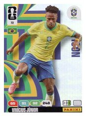 fotbalová kartička World Cup 2026 Adrenalyn XL 72 Vinicius Junior (Brazil)