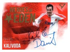 podepsaná karta 2025-26 SportZoo SK Slavia Praha Heroes of Eden /35  HES-DK David Kalivoda