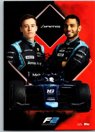 2021 Topps Formule 1 Turbo Attax 121 Team Card DAMS