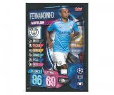 Fotbalová kartička 2019-2020  Topps Champions League Match Attax - Manchester City - Fernandinho 7