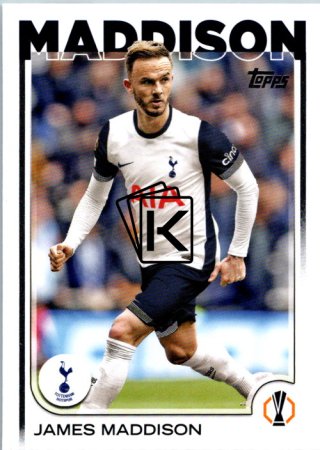 fotbalová kartička 2024-25 Topps UEFA Club Competitions Flagship 45 James Maddison Tottenham Hotspur