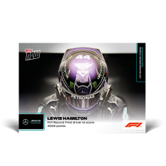 kartička Formule 1 Topps Now 2021 56 Lewis Hamilton Mercedes