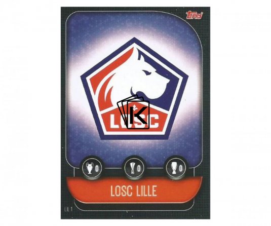Fotbalová kartička 2019-2020 Topps Match Attax Champions League znak Losc Lille  LIL1