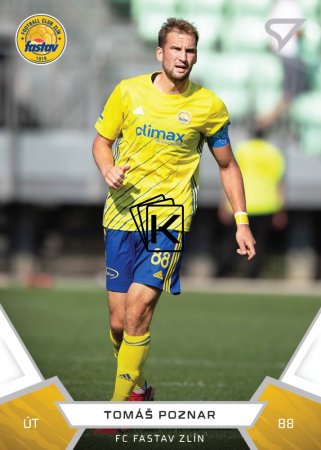 fotbalová kartička 2021-22 SportZoo Fortuna Liga 63 Tomáš Poznar FC Fastav Zlín