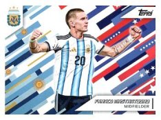fotbalová kartička 2025-26 Topps Team Set Argentina Toast the Host 35 Franco Mastantuono