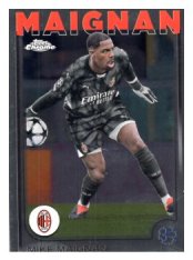 fotbalová kartička 2024-25 Topps Chrome 198 Mike Maignan, AC Milan