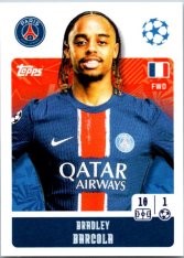 2024-25 Topps Champions League 294 Bradley Barcola (Paris Saint-Germain)