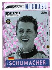 2025 Topps Turbo Attax F1  Icons of the Grid   304 Michael Schumacher-Paralel Pink
