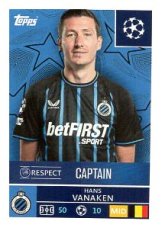 2025-26 Topps Champions League  Club Brugge 481 Hans Vanaken