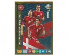 Panini Adrenalyn XL UEFA EURO 2020 Multiple Midfield Engine 440 Delaney Eriksen Hojbjerg Denmark