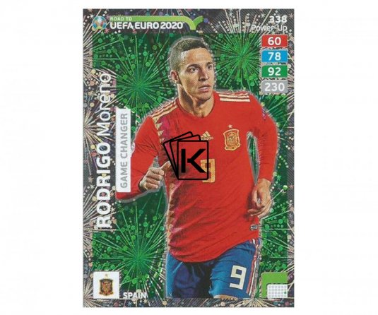 Fotbalová kartička Panini Adrenalyn XL Road to EURO 2020 -  Game Changer - Rodrigo Moreno - 338