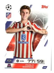 fotbalová kartička 2025-26 Topps Match Attax UCC 141 Pablo Barrios (Atlético de Madrid)