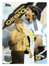 fotbalová kartička 2024-25 Topps Argentina Bookends 42 Hernán Crespo