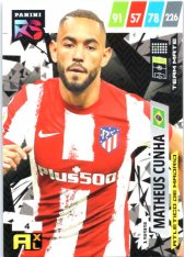 fotbalová kartička Panini Adrenalyn XL FIFA 365 2022 RS 4 Matheus Cunha Atletico Madrid