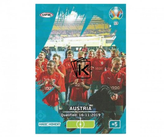 Panini Adrenalyn XL UEFA EURO 2020 Magic Moment 13 Austria