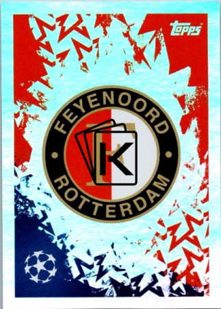2024-25 Topps Champions League 208 Club Badge(Feyenoord)