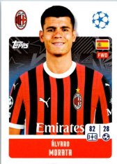 2024-25 Topps Champions League 39 Álvaro Morata (AC Milan)