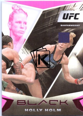 2021 Panini Chronicles UFC Black 101 Holly Holm Pink Paralell