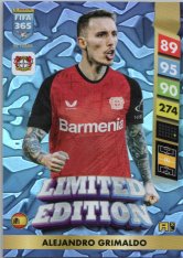 Limitovaná kartička Panini FIFA 365 2025 Adrenalyn XL Alejandro Grimaldo Bayern Leverkusen