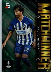 Fotbalová kartička 2023-24 Topps Superstars UEFA Club Competitions Matchwinner MW-16 Kaoru Mitoma (Brighton & Hove Albion FC)