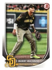 Baseballová karta 2025 Bowman 26 Manny Machado, San Diego Padres